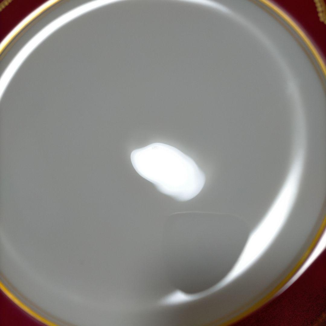 未使用 大倉陶園 アレキサンドリーヌ マロン 20cm プレート ペア 2枚