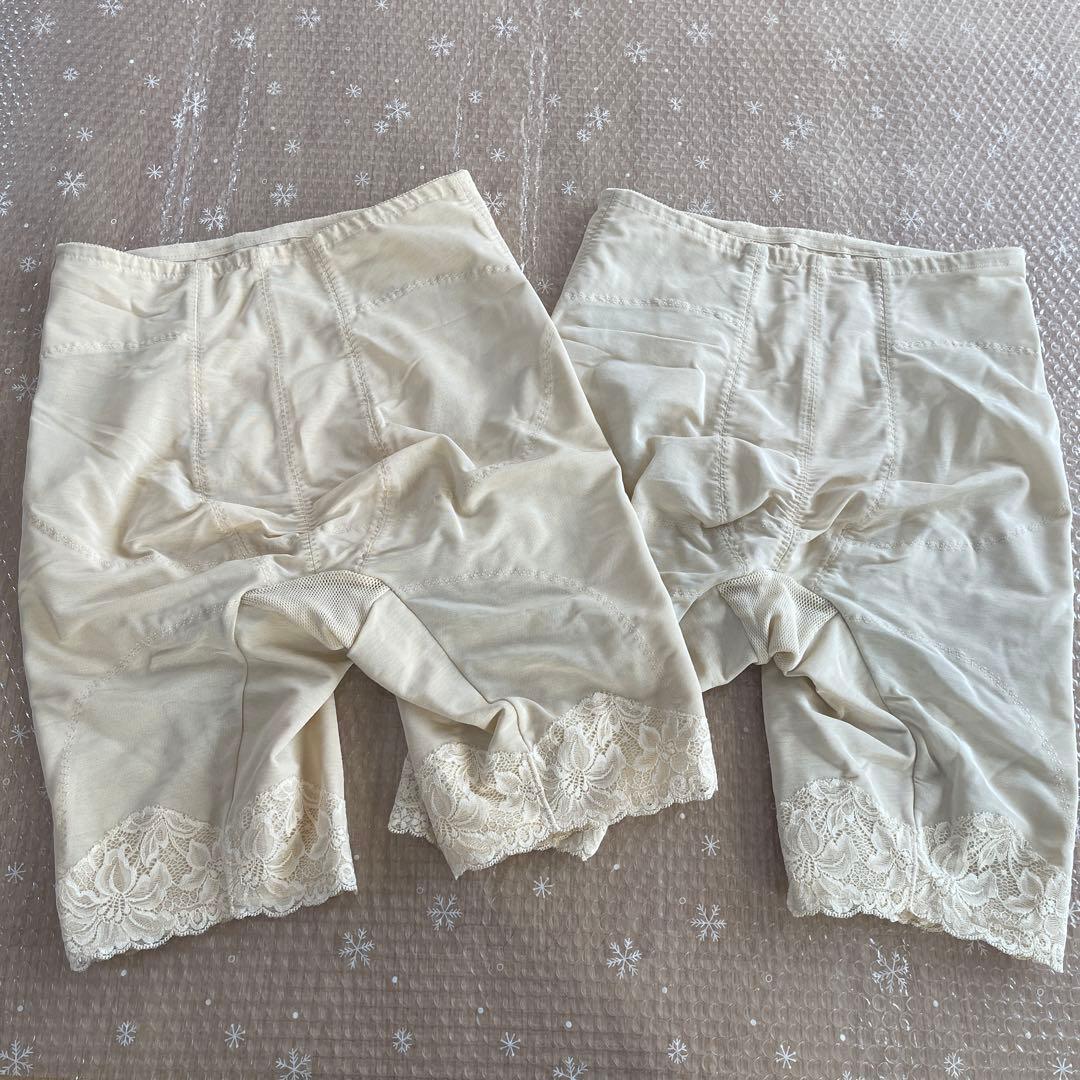 サミットインターナショナル補正下着2点セット　スーツ　90ロング　ガードル　82