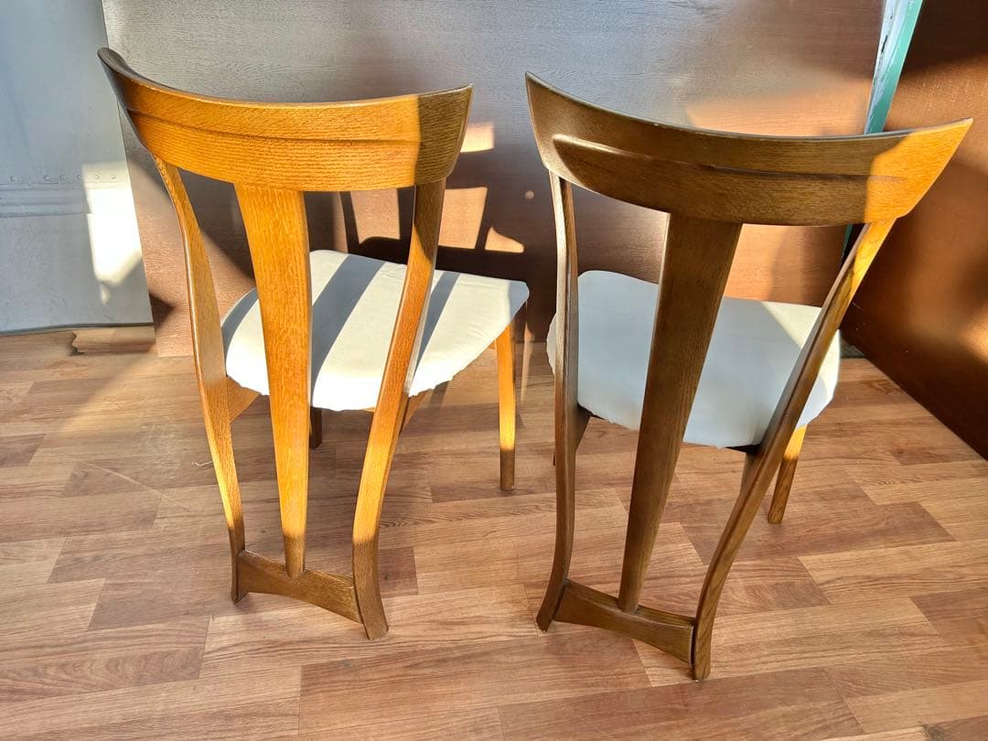 717 飛騨家具 シラカワ ダイニングチェア2脚 北欧 ナチュラル　セット　美品