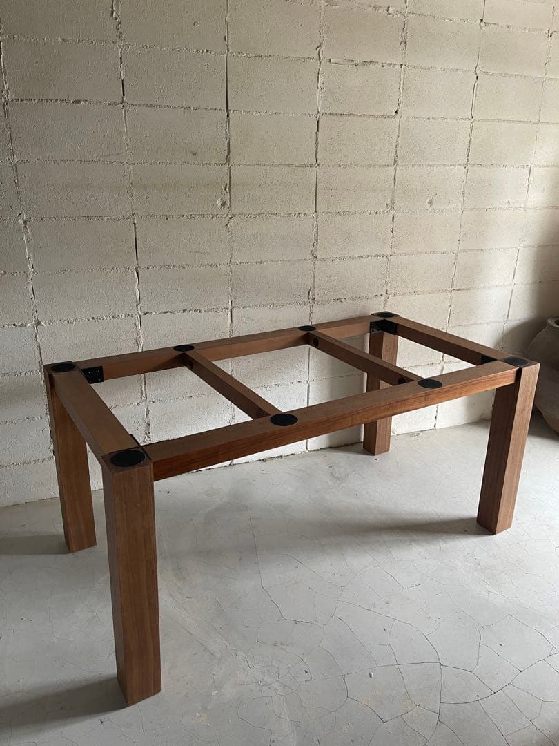 美品　御影石 × ウォールナット　ダイニングテーブル　ソングドリーム　160