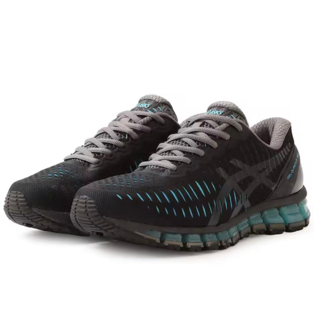 靴 asics GEL-QUANTUM 360 I BLACK/AQUARIUM