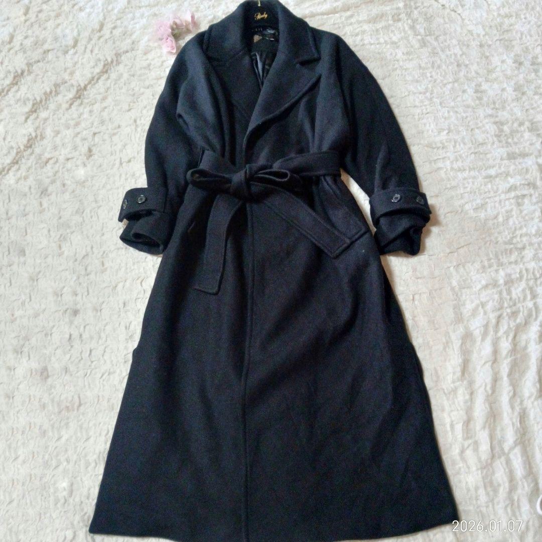 美品　ZARA　マンテコ　ロングコート