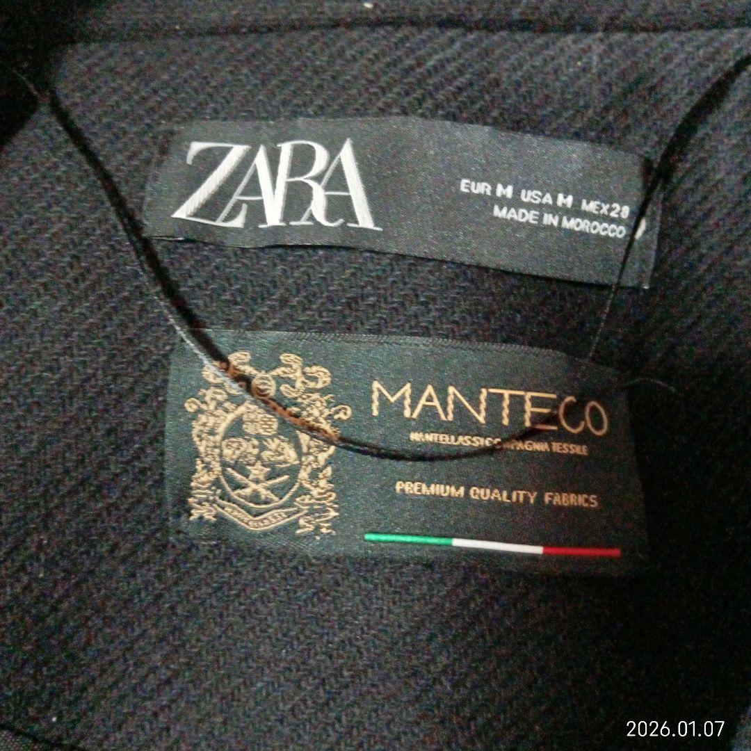 美品　ZARA　マンテコ　ロングコート