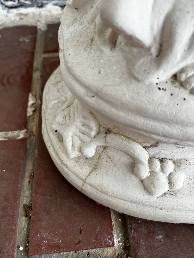 超希少　フラワーポット　スタンド　3人の天使　ガーデニング　置物　インテリア