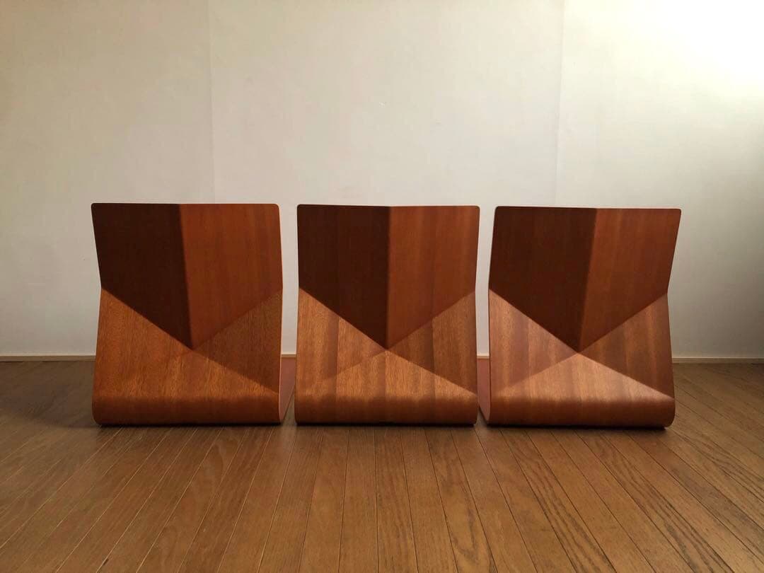 天童木工 プライウッド 座椅子 3脚セット 民芸 ジャパニーズモダン 古民家