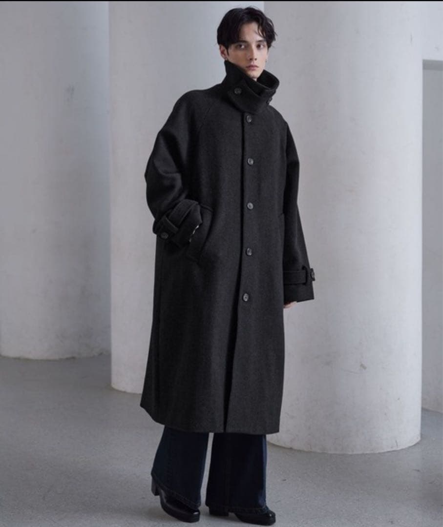 CLEL ロングコート Mサイズ ブラック