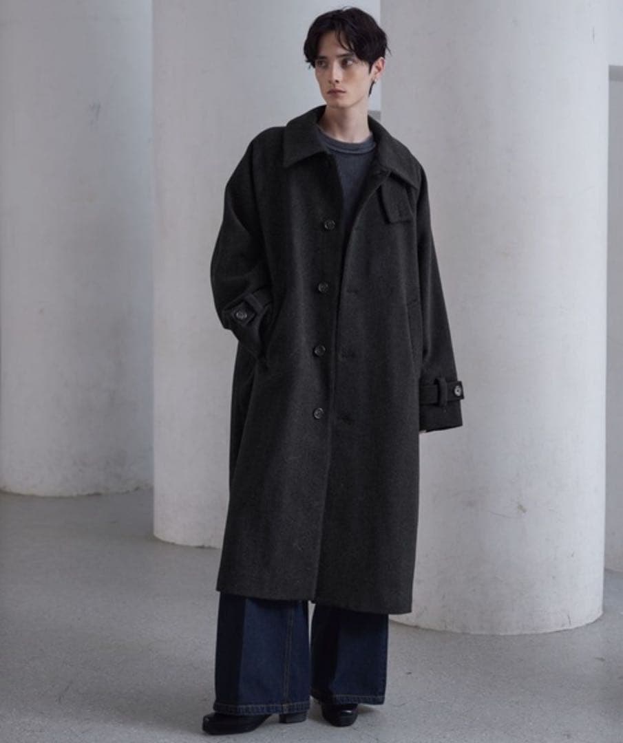 CLEL ロングコート Mサイズ ブラック