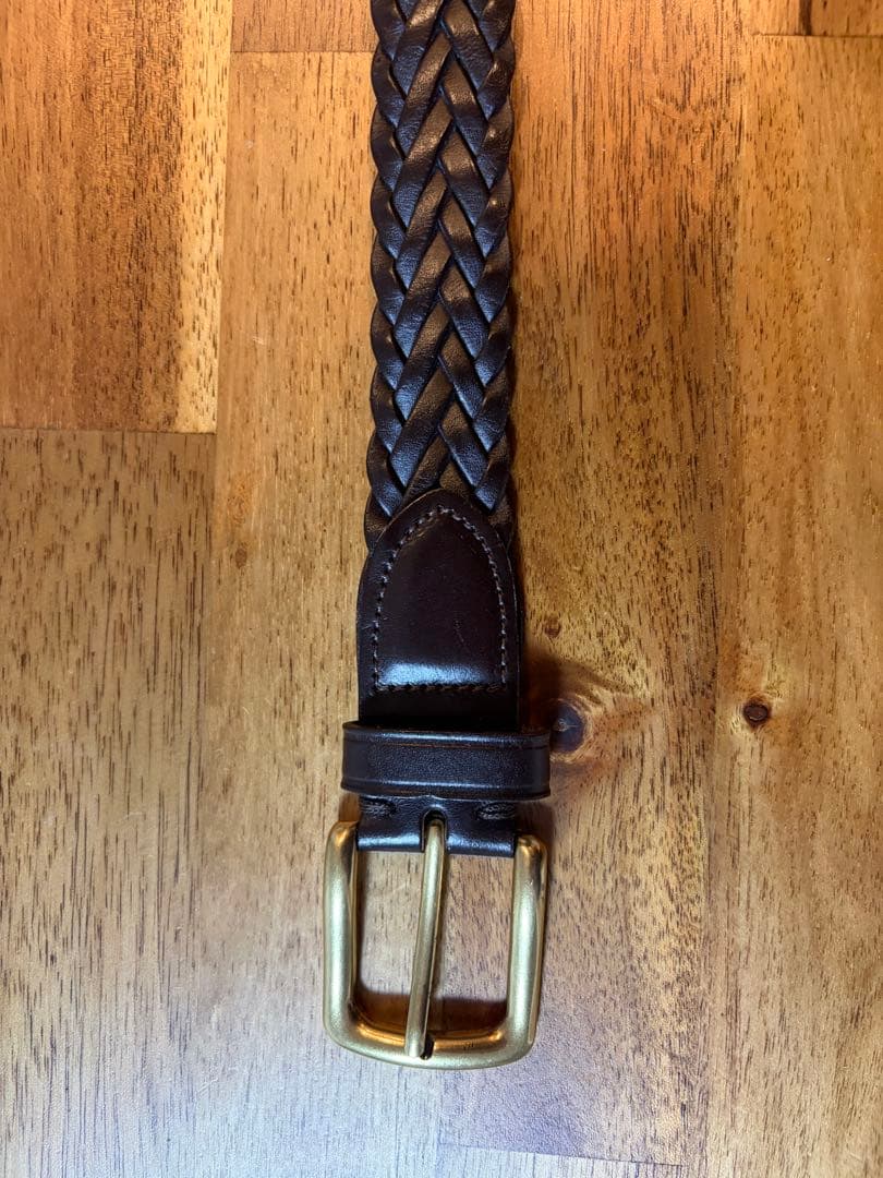 [早期販売希望:ほぼ未使用]Brooks Brothers メッシュベルト