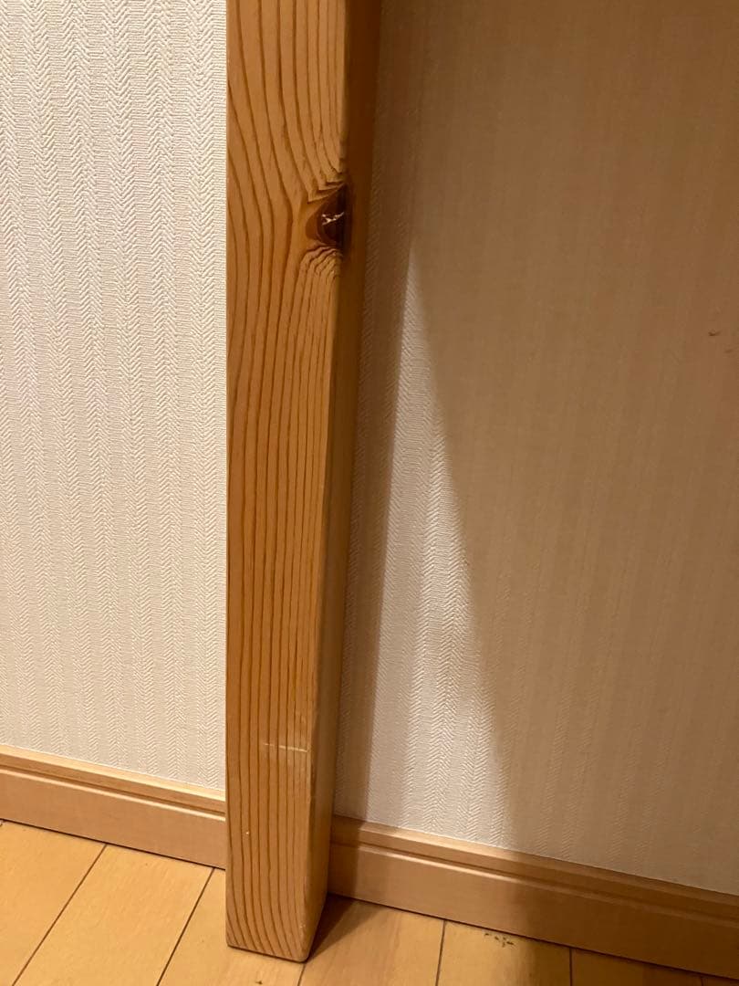 無印良品 学習机 パイン材 木製デスク 廃盤品