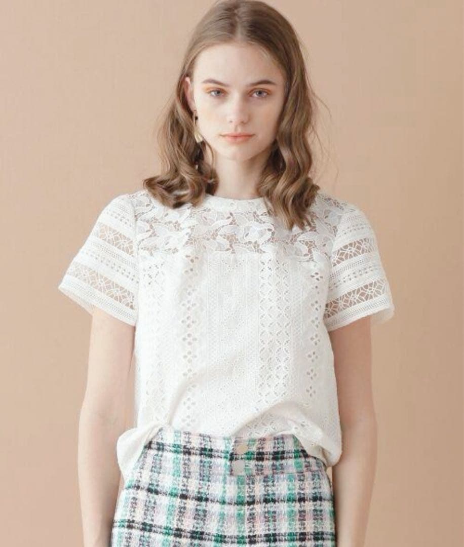 みーグレースコンチネンタル 総レース ブラウス　TOCCA 花柄スカート