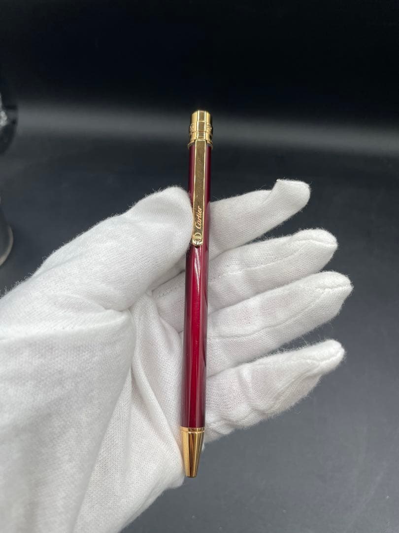 Cartier 赤 ボールペン