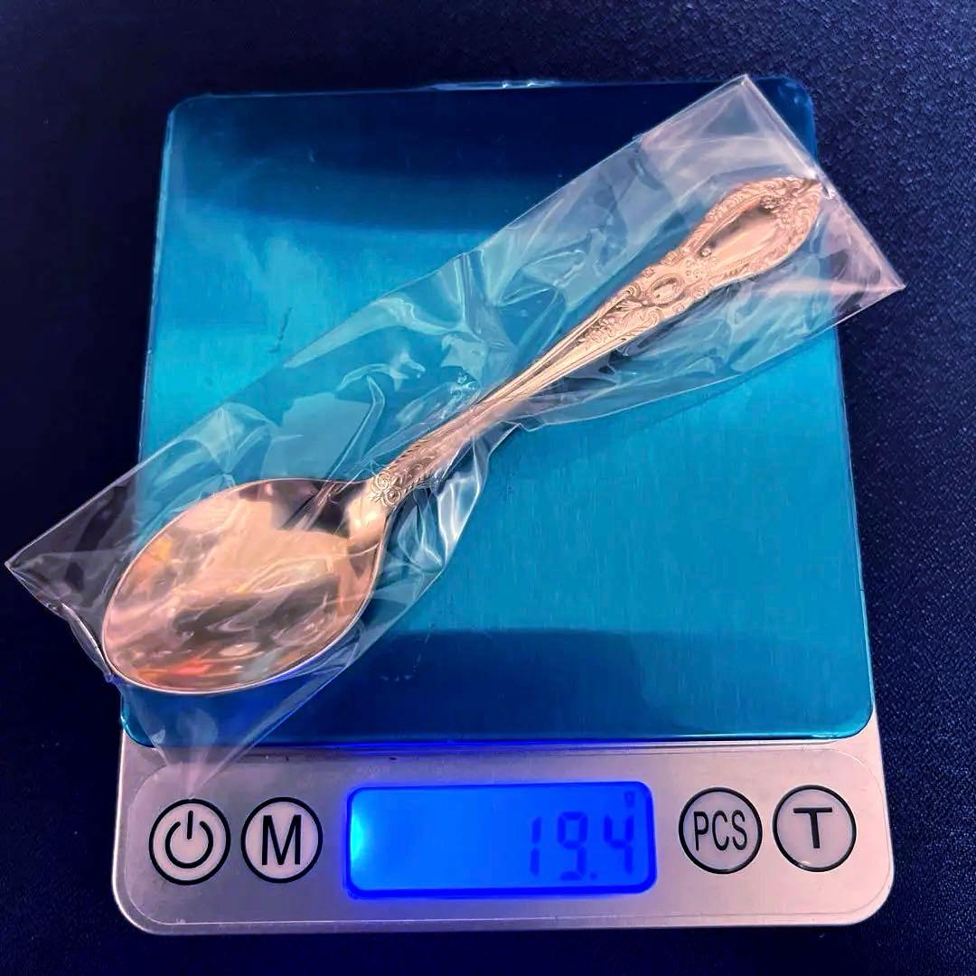 【未使用】田中貴金属 銀製スプーン２本 SV925｜スターリングシルバー ②