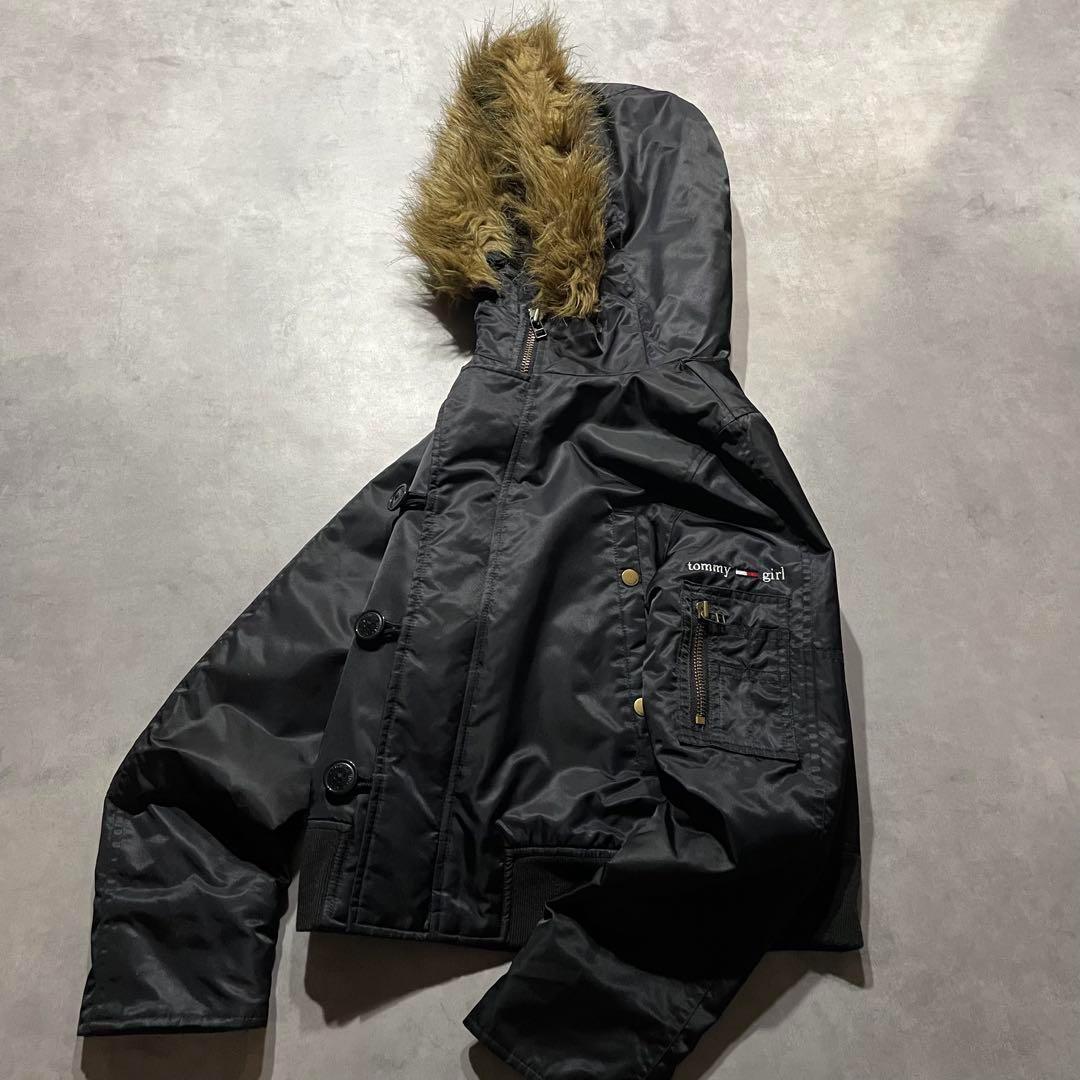 90s 00s “ girl” black N-2B y2k 2way