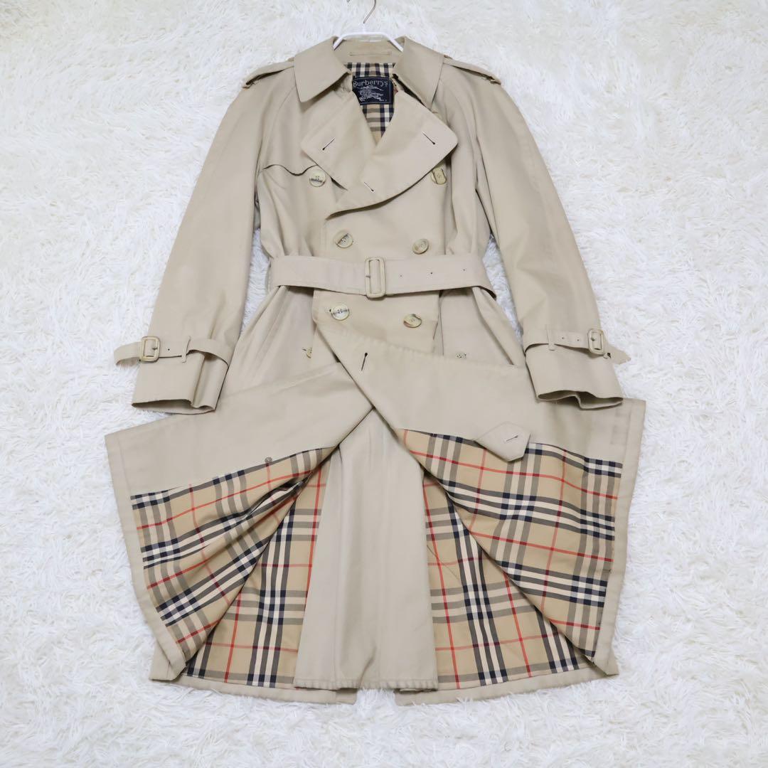 バーバリー　トレンチコート　ベージュ　ノバチェック