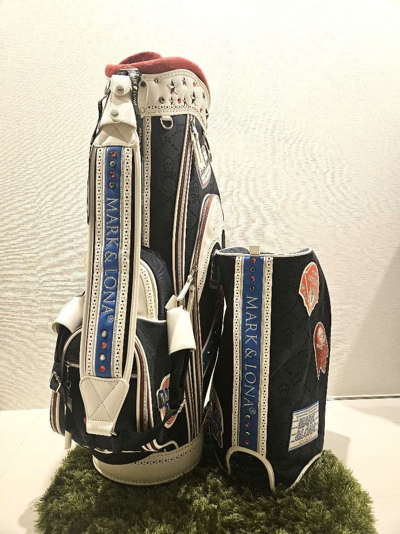 MARK&LONA パッチワークキャディバッグ