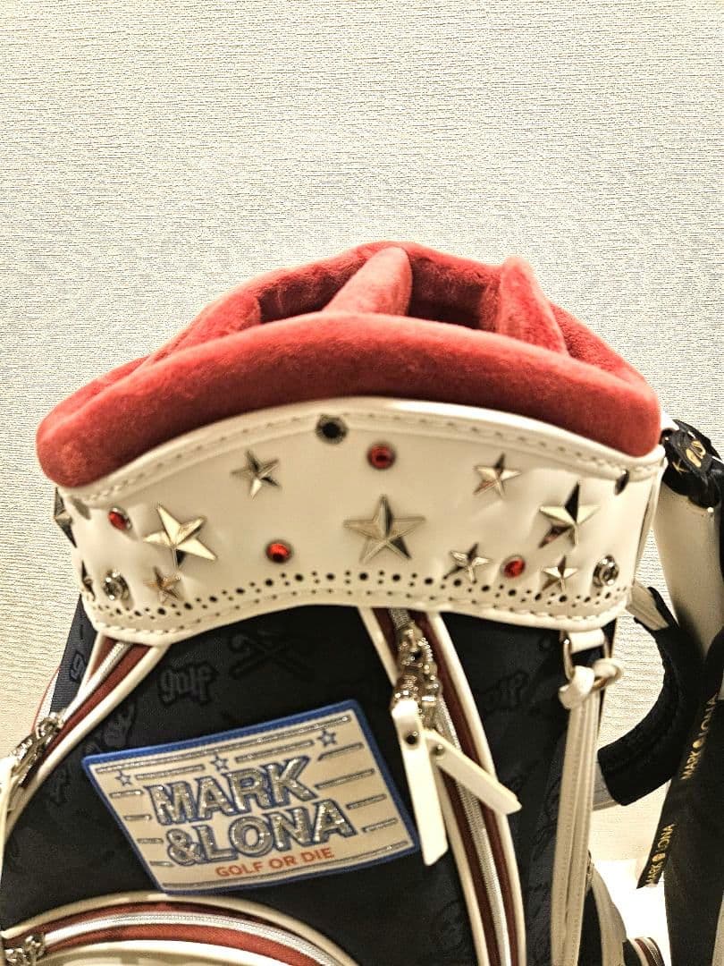 MARK&LONA パッチワークキャディバッグ