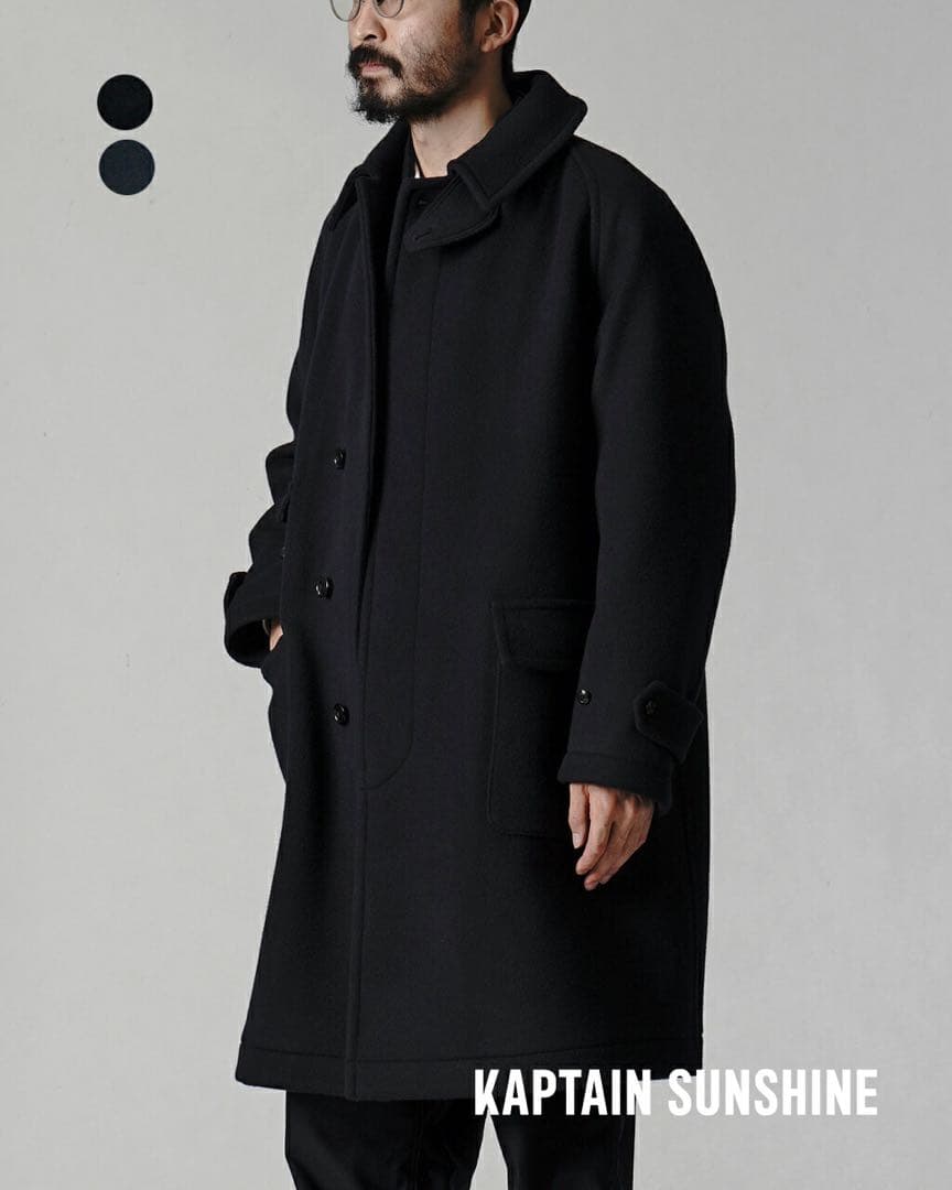 KAPTANSUNSHINE キャプテンサンシャイントラベラーコートブラック36