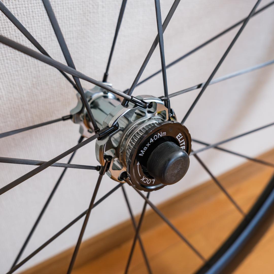 値下げ【美品】カーボンホイール Elitewheel Drive 50D