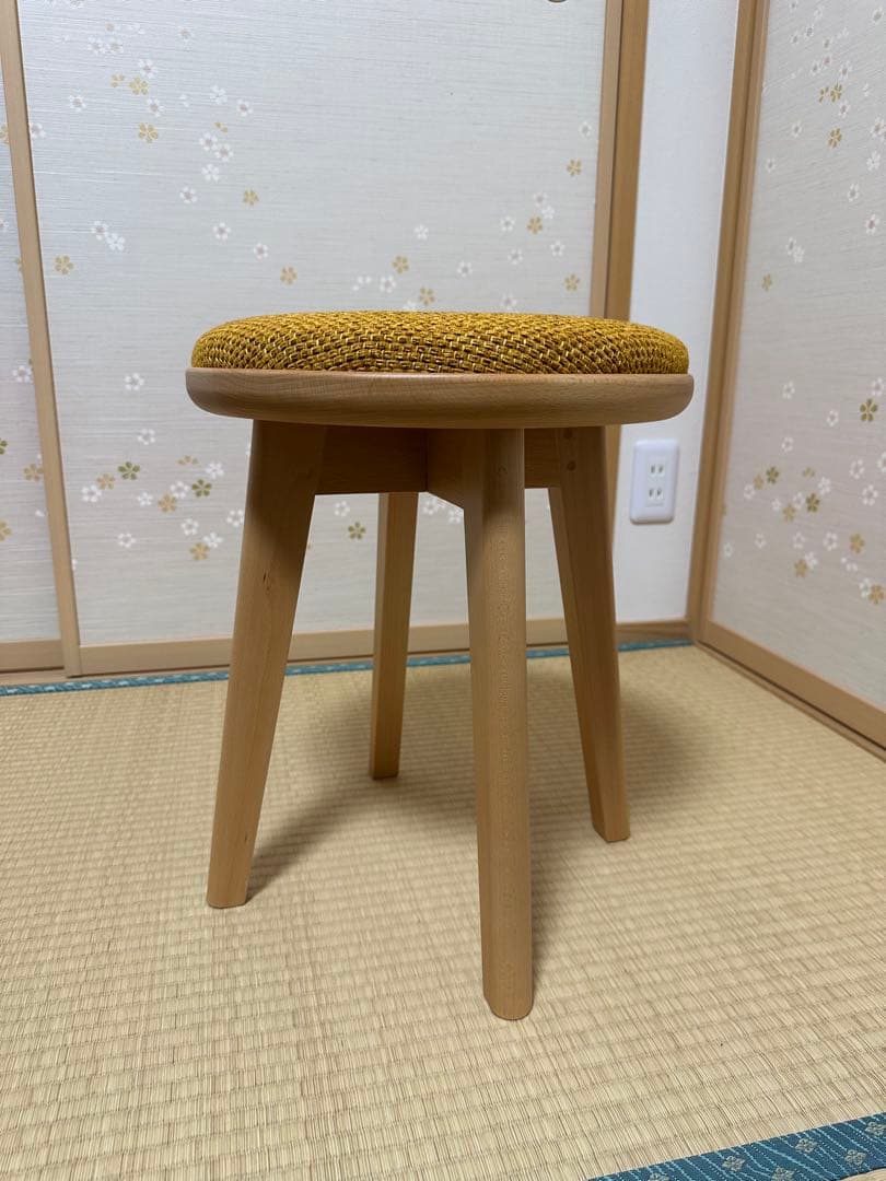 【新品】高級スツール ※替え座面付き