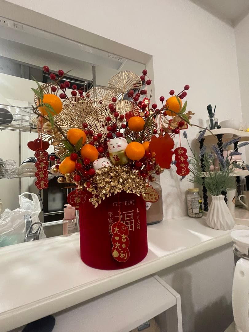 正月の門松スタイル装飾