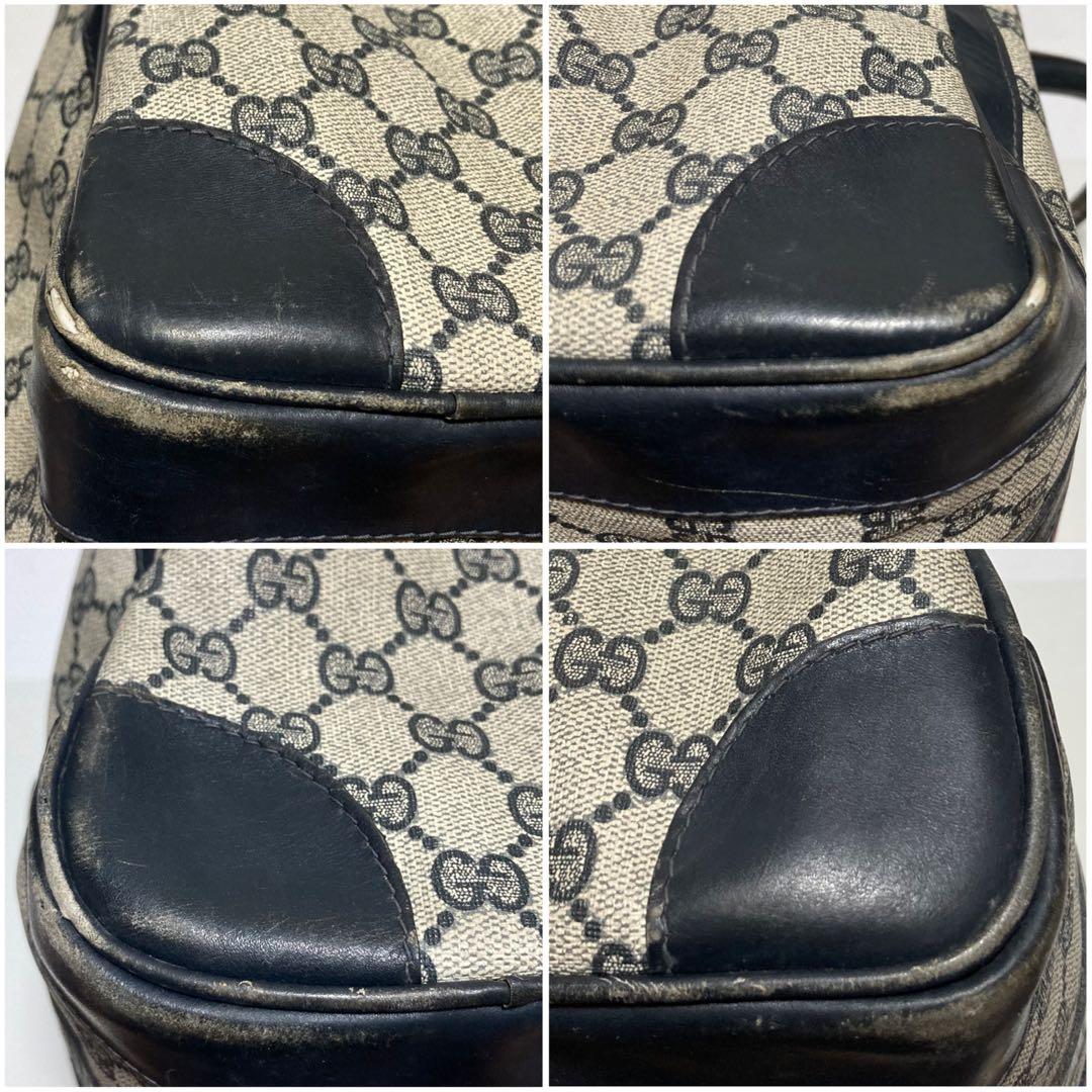 GUCCI ボストンバッグ オールドグッチ シェリーライン GG柄 スプリーム