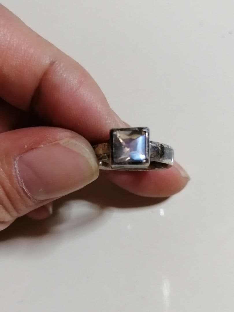 ムーンストーンシルバーリング