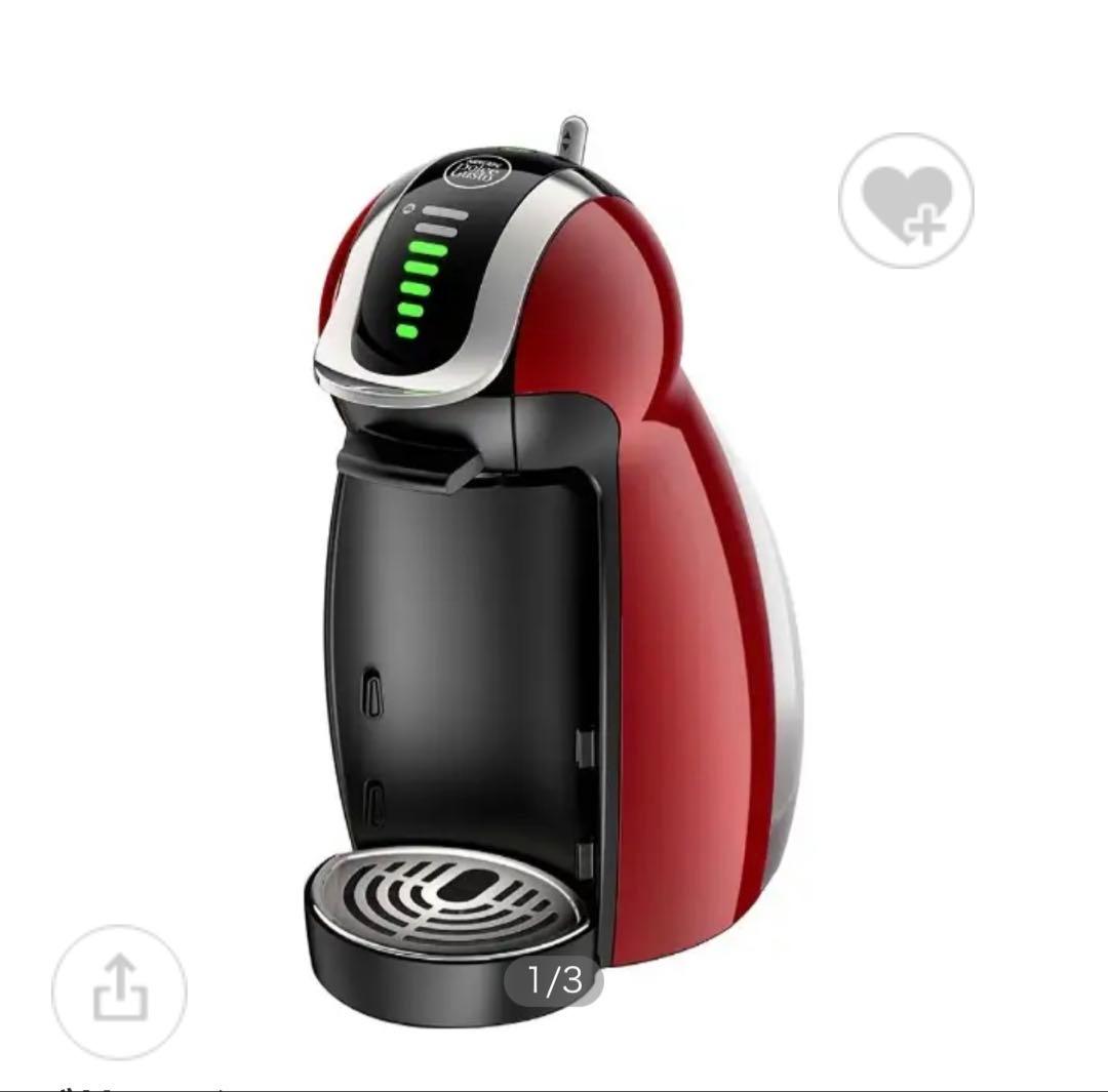 【新品未使用】ネスカフェ ドルチェグスト ジェニオ2 プレミアムワインレッド