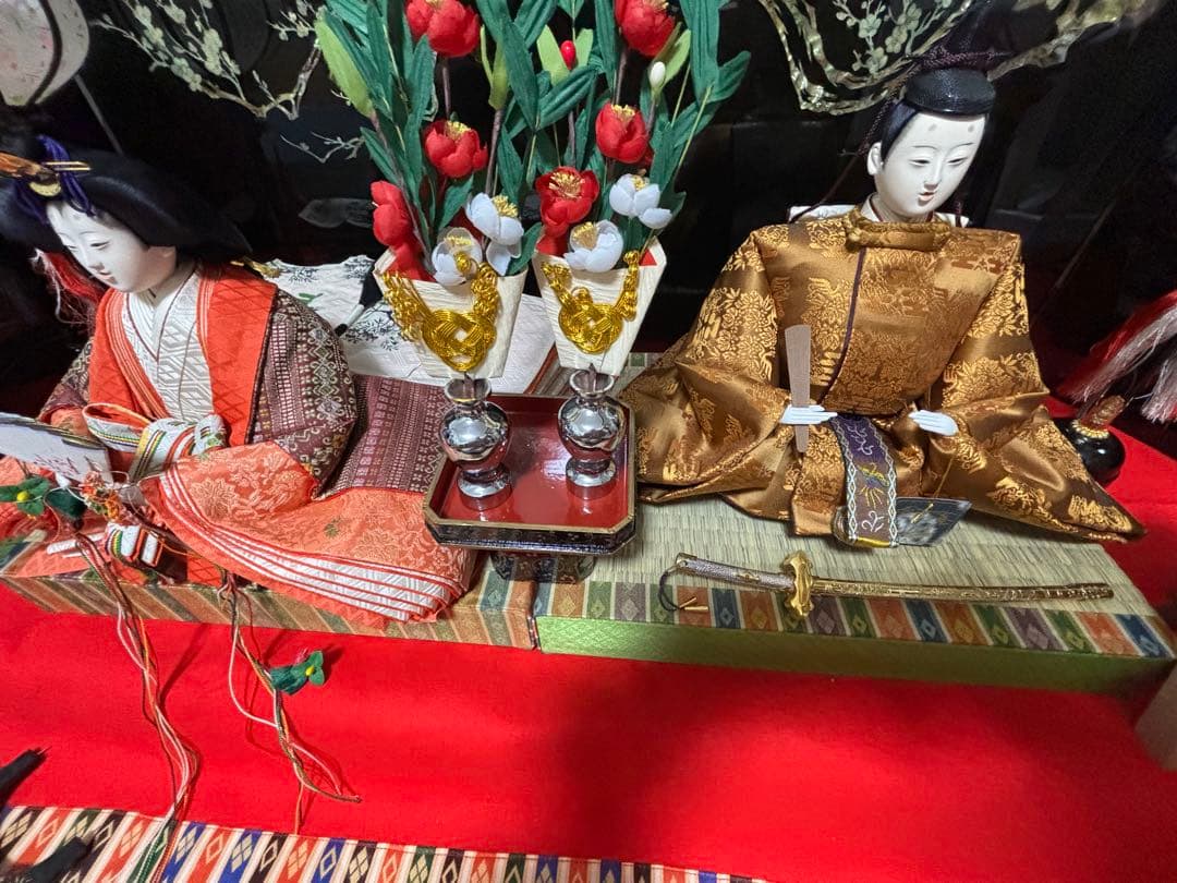 値下げ交渉可能！　美品　高級品　雛人形　親王飾り平安一甫　本製品　115センチ