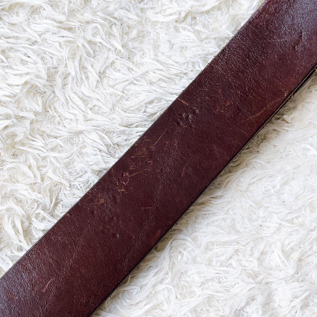 ドルチェ&ガッバーナ ロゴ バックル ベルト ドルガバ DG ブラウン　y2k