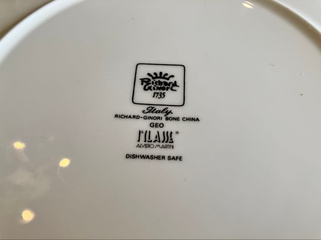 ジノリ　プリマクラッセジオマップ　26ディナープレート×6