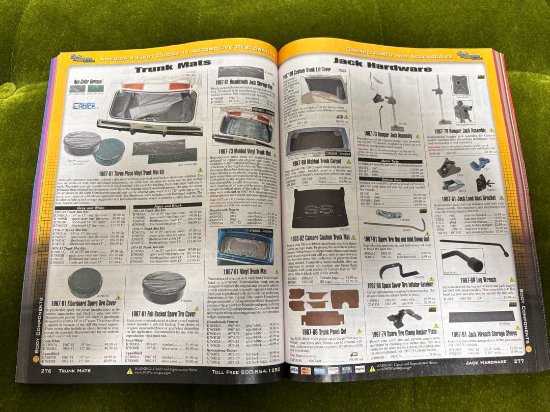 シボレー カマロ 1967-2002年 カタログ ベビカマ サメカマ z28