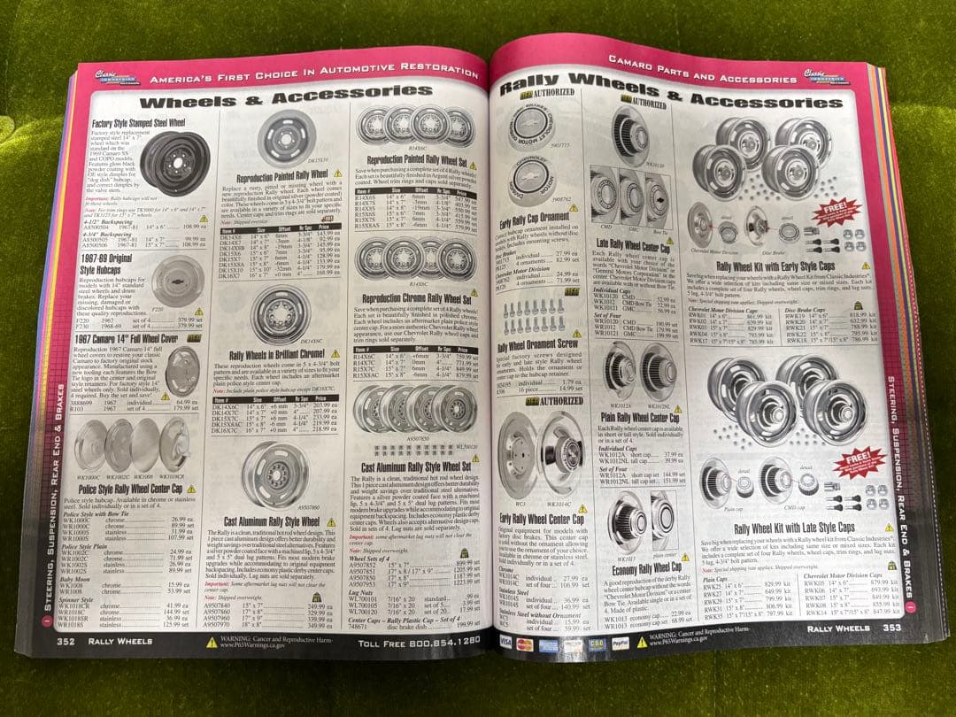 シボレー カマロ 1967-2002年 カタログ ベビカマ サメカマ z28