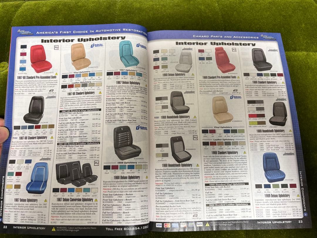 シボレー カマロ 1967-2002年 カタログ ベビカマ サメカマ z28