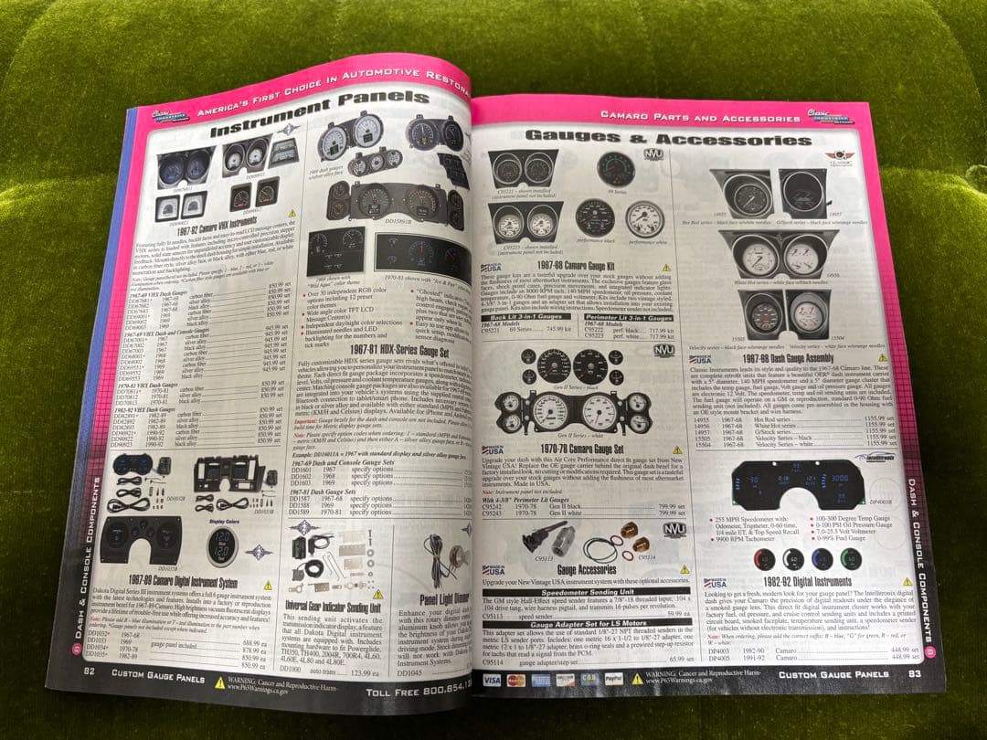 シボレー カマロ 1967-2002年 カタログ ベビカマ サメカマ z28