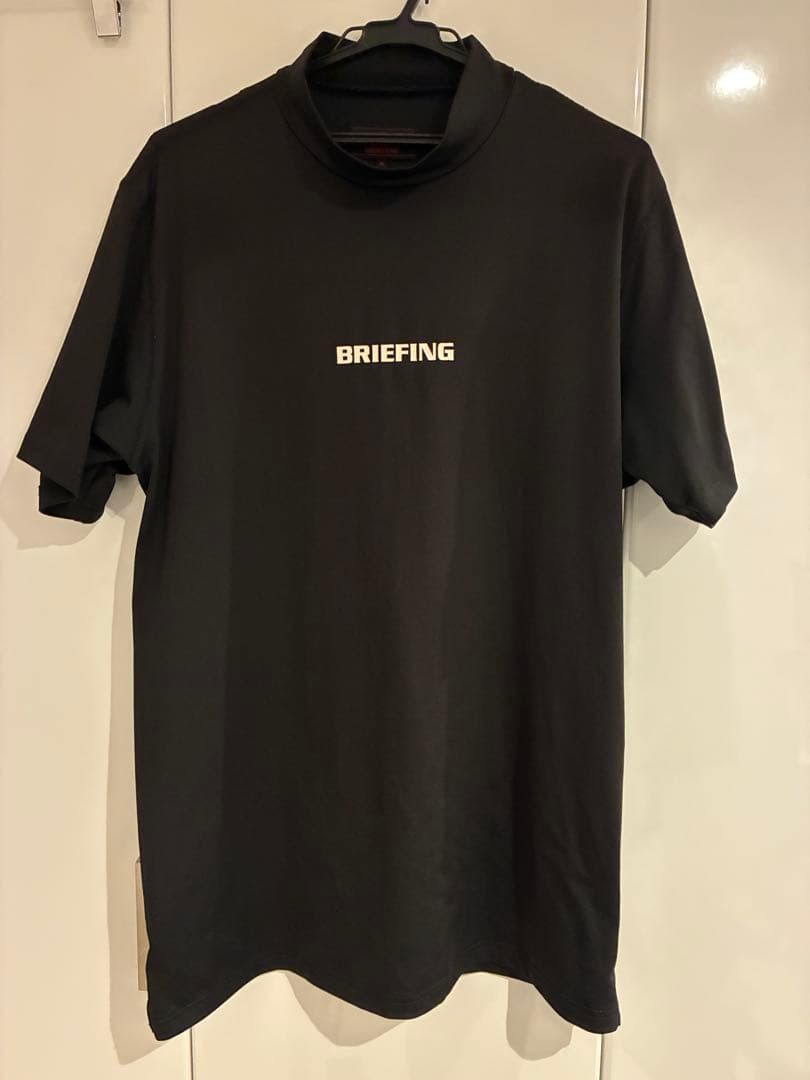 briefing ハイネックシャツ　BLACK XL BBG241M05