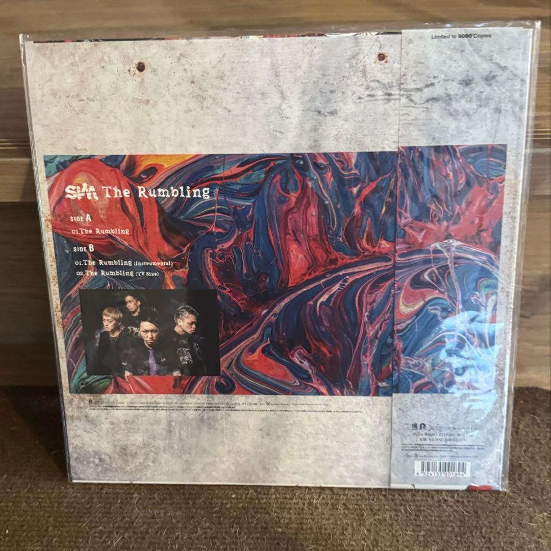 SiM The Rumbling 進撃の巨人 限定アナログ盤 新品未開封