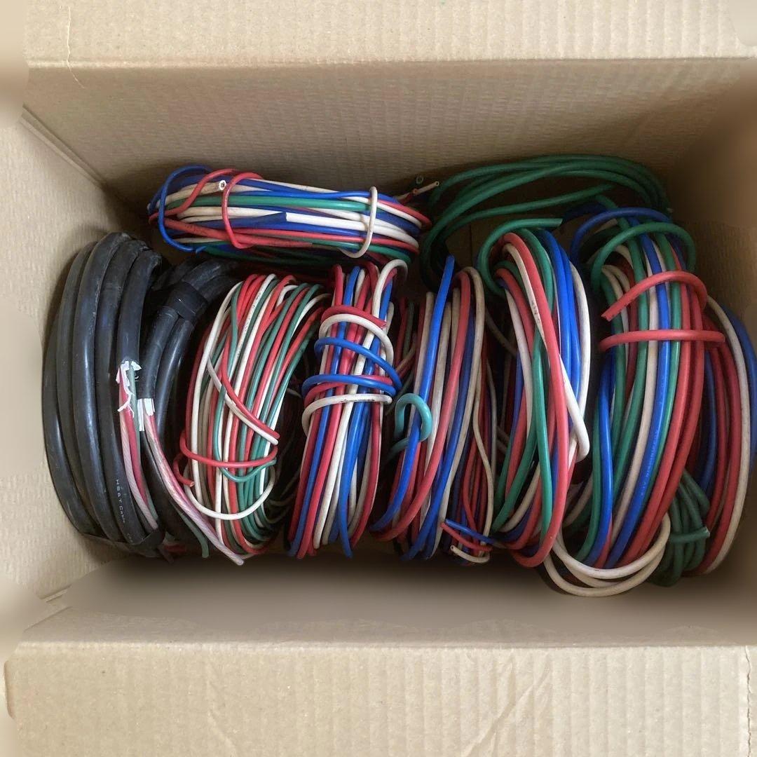 ピカ銅　並銅　被覆付き電線