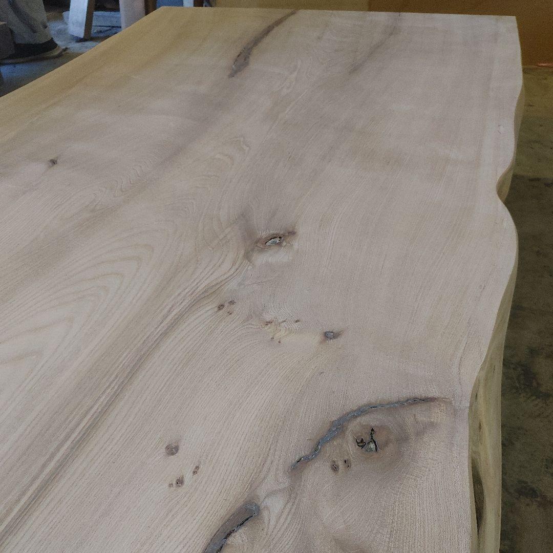 送料込　一枚板　ニレ　楡　無垢材　天板　テーブル　カウンター　DIY　番号5