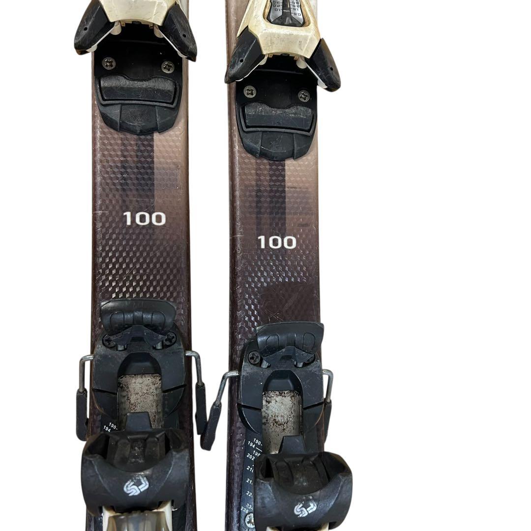 ②SALOMON 100cm☆ブーツストック ジュニアスキー3点セット