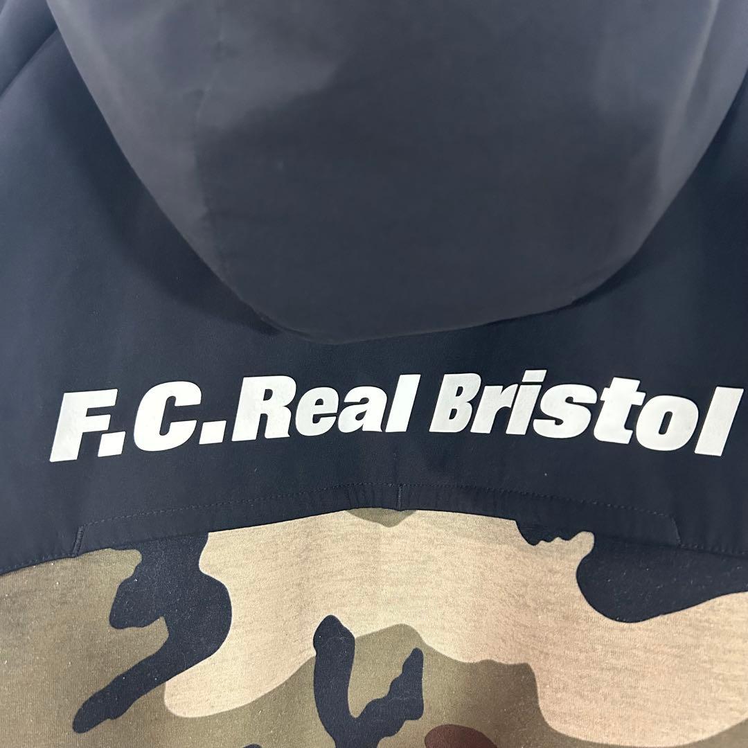 F.C.R.B. エフシーレアルブリストル カモフラ切替 フーデッドジャケット
