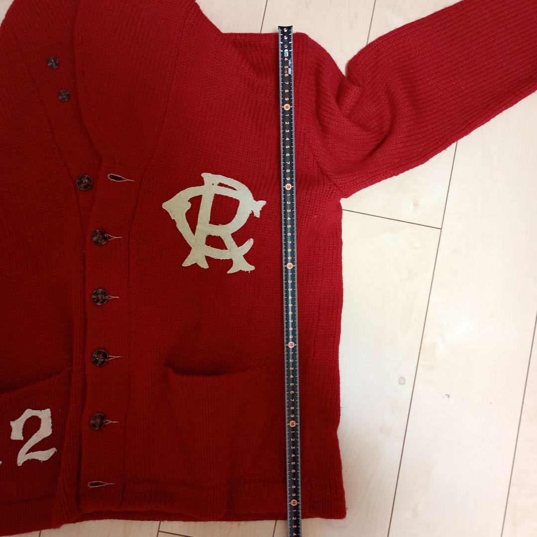 【1月20日迄】ラルフローレン　赤カーディガン RCロゴ 12