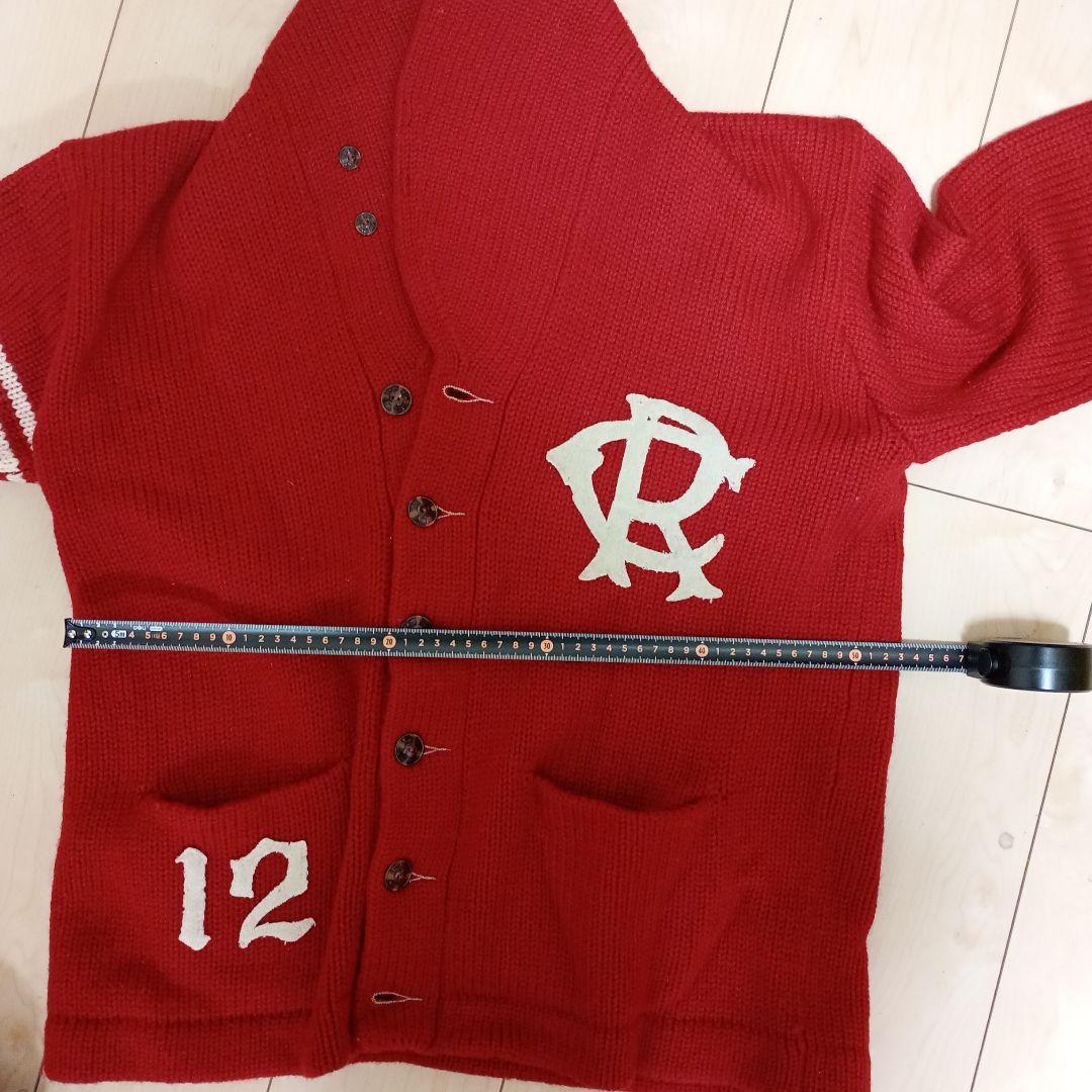 【1月20日迄】ラルフローレン　赤カーディガン RCロゴ 12