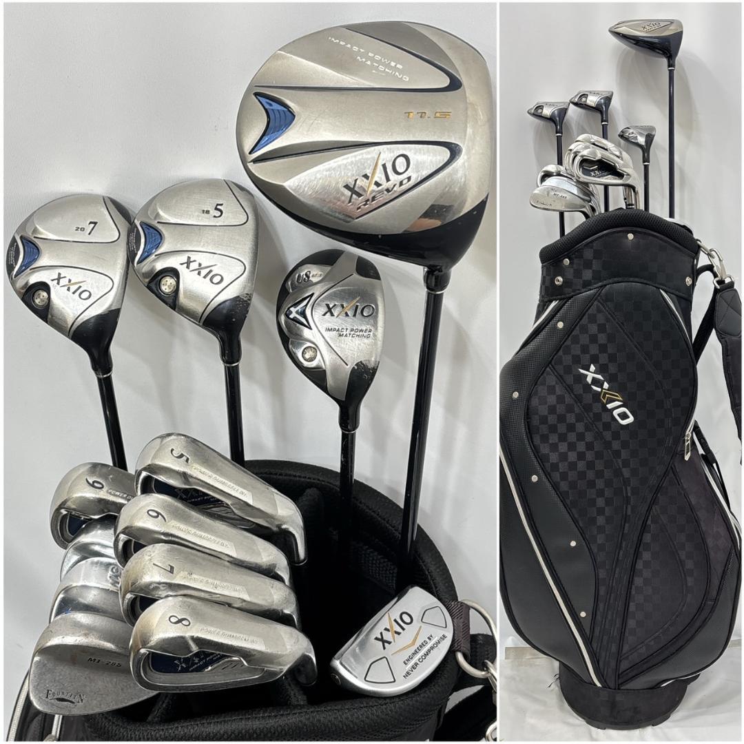メンズ右利き初心者用　ゼクシオ5＆6代目　ゴルフクラブセット　W-2453