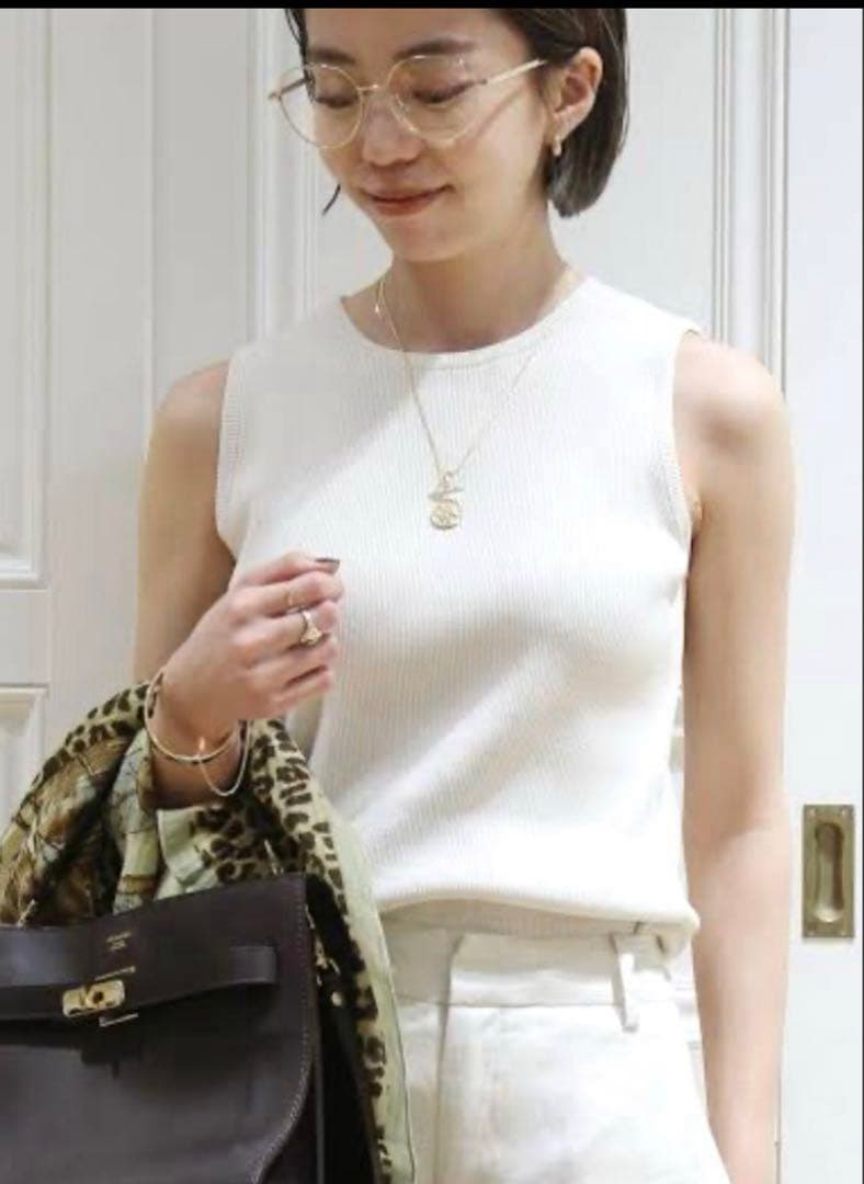 試着のみドゥーズィエムクラスDiner B RIBタンクトップ/カオスビームス