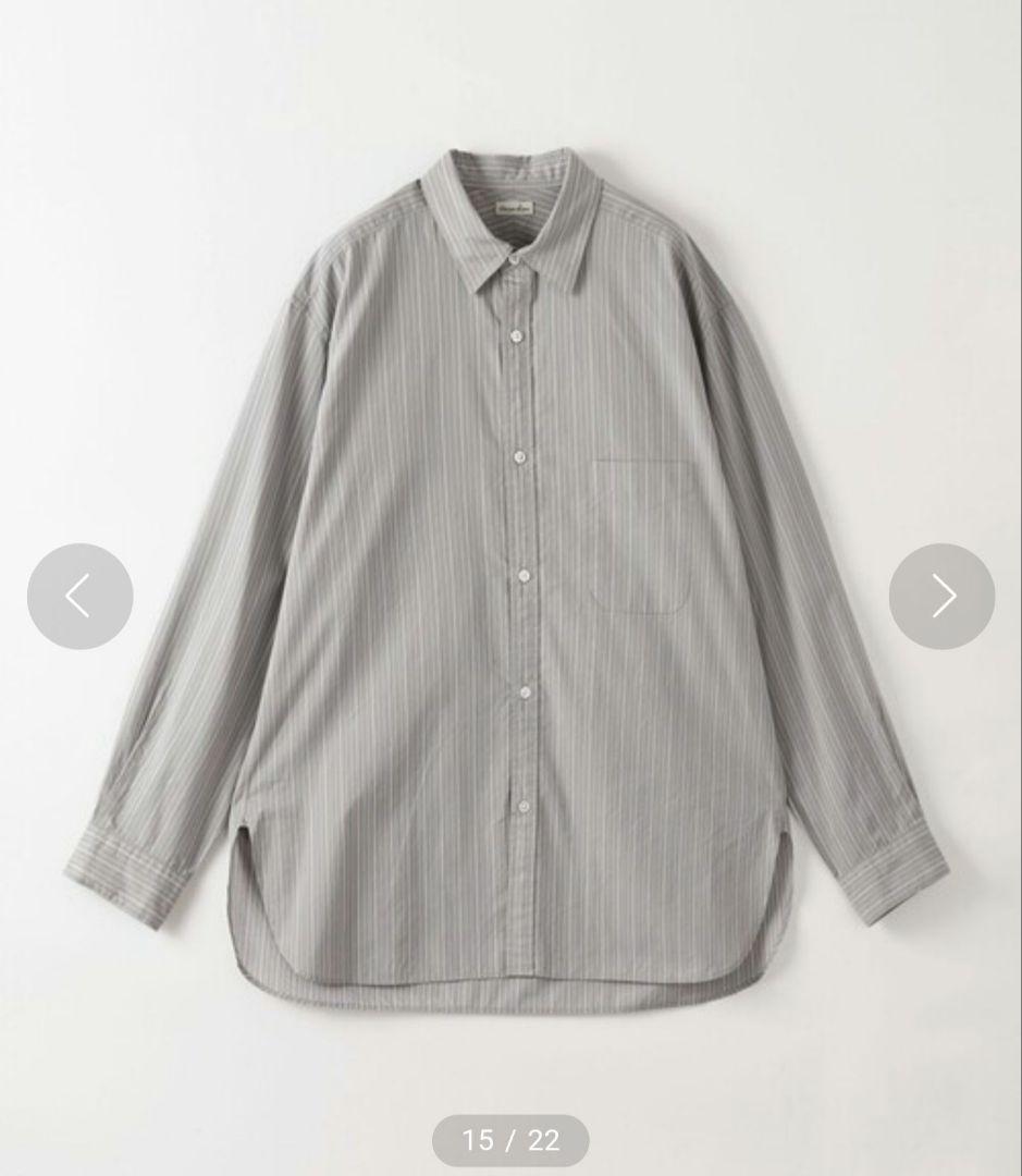 極美品★スティーブンアラン ストライプ レギュラーカラー シャツ　XL　2万