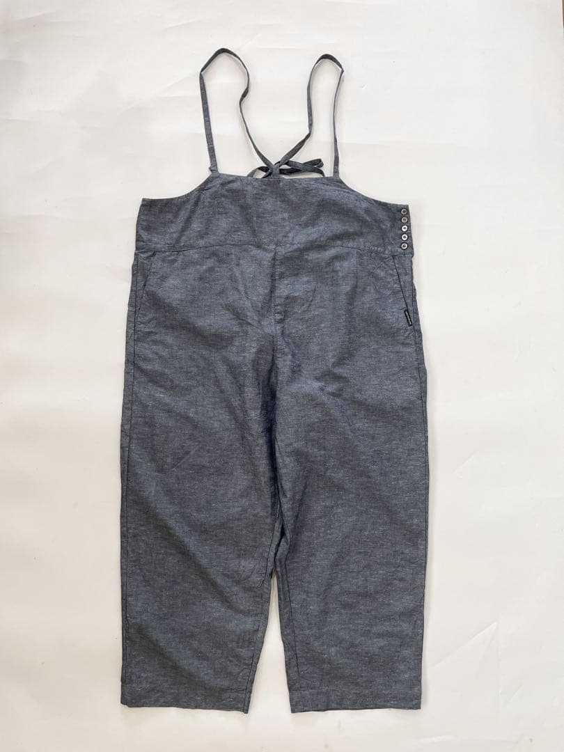 ゆかまま◡̈nest robe |UpcycleLinoダンガリーサロペット