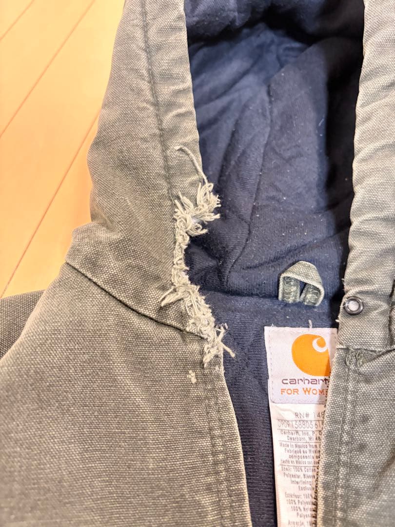 00s Carhartt アクティブジャケット モスグリーン WJ130