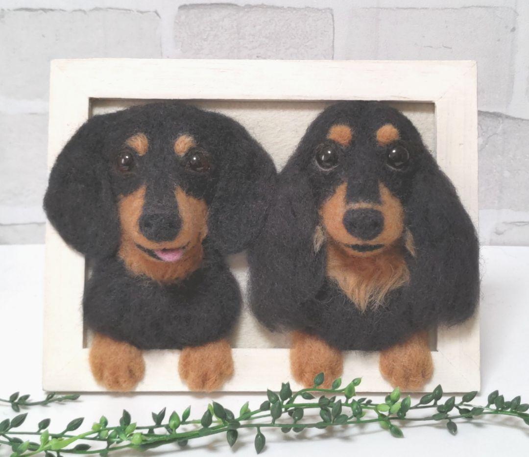 ジゲちゃん♡うちの子♡フレームオーダー♡羊毛フェルト♡ハンドメイド☆