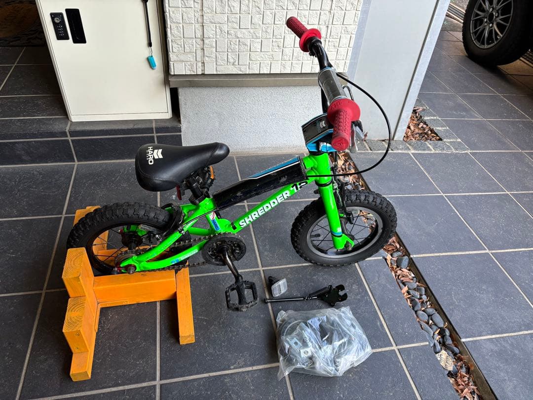 HARO SHREDDER-12 ギヤ比変更などカスタム総額5万円超