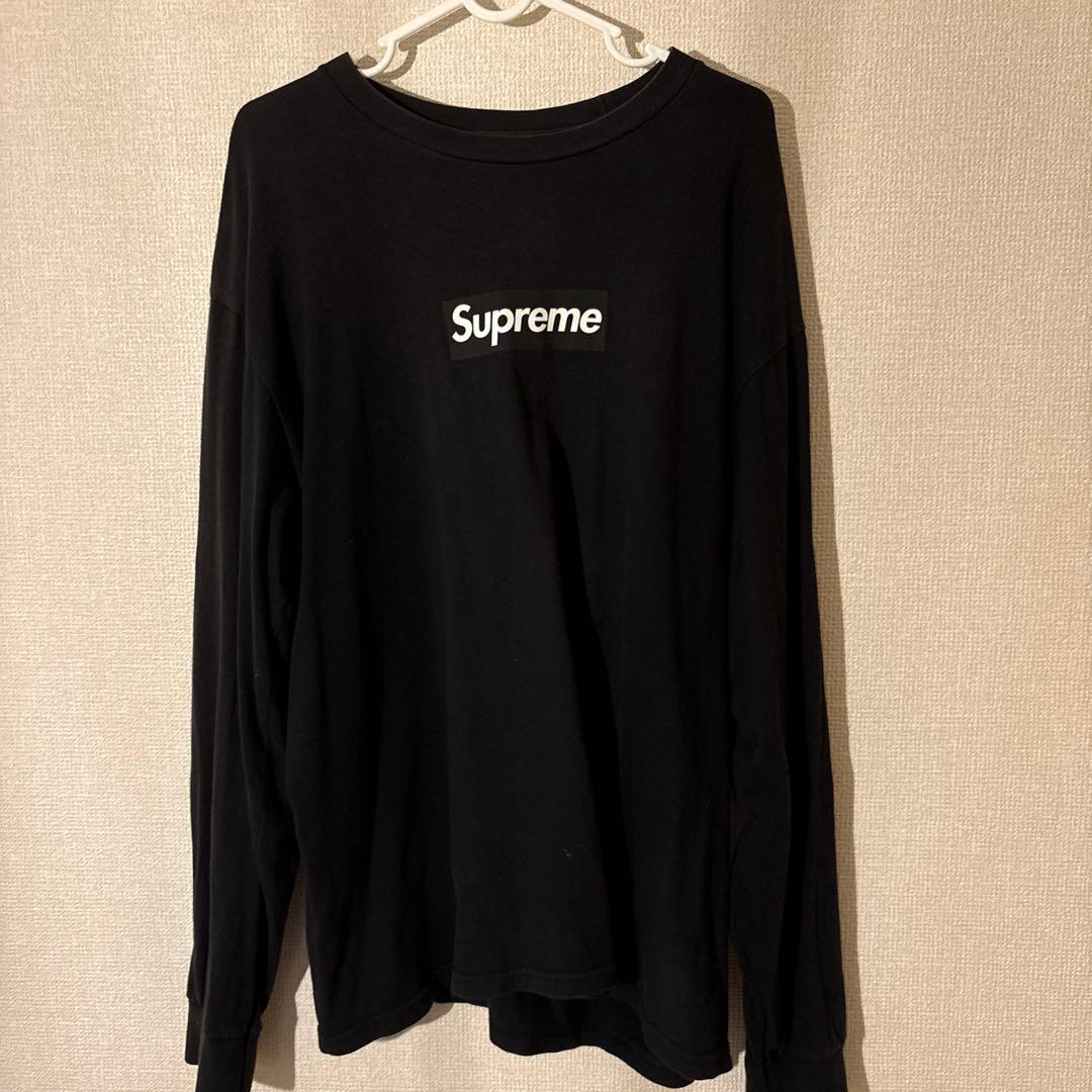 トップス Supreme Box Logo L/S Tee BLACK L